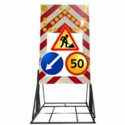 Мобильный передвижной заградительный знак, для Магистрали